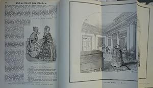 Seller image for Das Heller-Magazin begleitet von der Schnellpost fr Moden. Eine Zeitschrift zur Unterhaltung und Belehrung. Unter besonderer Rcksicht auf die Interessen der Gegenwart, redigiert von Dr. F. A. Wiese. Jahrgang 1844. for sale by Antiquariat Dwal