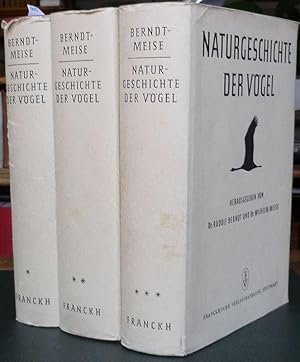 Bild des Verkufers fr Naturgeschichte der Vgel. 3 Bnde (komplett). zum Verkauf von Antiquariat Dwal