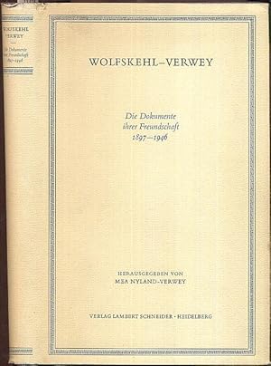 Bild des Verkufers fr Wolfskehl und Verwey. Die Dokumente ihrer Freundschaft 1897-1946. zum Verkauf von Antiquariat Dwal