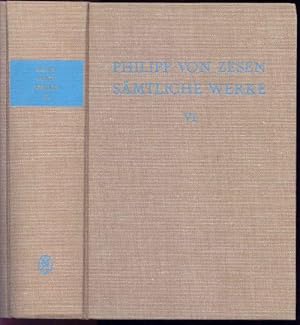 Bild des Verkufers fr Smtliche Werke. Unter Mitwirkung v. Ulrich Mach u. Volker Meid hrsg. v. Ferdinand van Ingen. Sechster (6.) Band. Die afrikanische Sofonisbe. zum Verkauf von Antiquariat Dwal