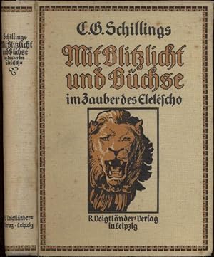 Imagen del vendedor de Mit Blitzlicht und Bchse im Zauber des Elescho. 13. Aufl., 68.-71. Tsd. a la venta por Antiquariat Dwal