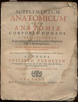 Supplementum anatomicum sive anatomiae corporis humani liber secundus.