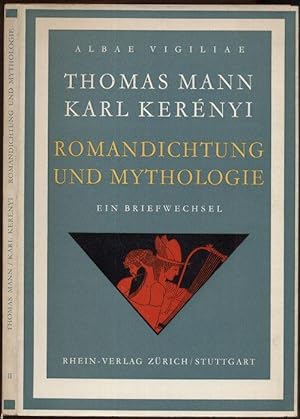 Seller image for Romandichtung und Mythologie. Ein Briefwechsel. for sale by Antiquariat Dwal