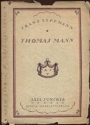 Seller image for Thomas Mann. for sale by Antiquariat Dwal