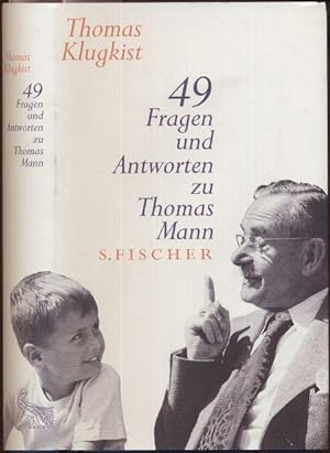 Image du vendeur pour 49 Fragen und Antworten zu Thomas Mann. mis en vente par Antiquariat Dwal