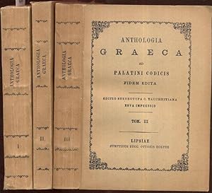 Anthologia graeca ad Palatini Codicis fidem edita. Editio stereotypa C. Tauchnitiana. Nova impres...