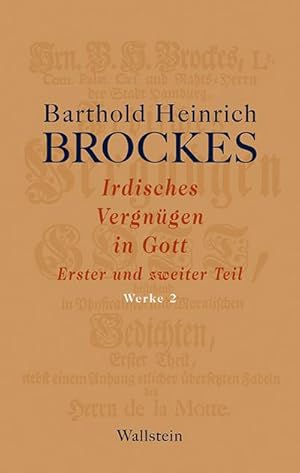 Seller image for Werke 02. Irdisches Vergngen in Gott for sale by Rheinberg-Buch Andreas Meier eK