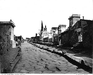 Bild des Verkufers fr Strada delle Tombe. (Pompeii). zum Verkauf von Shapero Rare Books