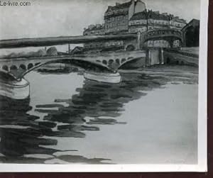 Seller image for PHOTO-CARTE EN NOIR ET BLANC / PONT SUR L'EAU. for sale by Le-Livre