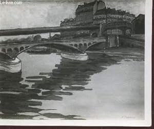 Seller image for PHOTO-CARTE EN NOIR ET BLANC / PONT SUR L'EAU. for sale by Le-Livre