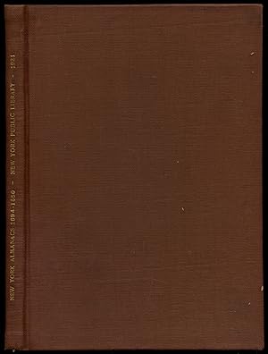 Bild des Verkufers fr A List of New York Almanacs 1694-1850 zum Verkauf von Between the Covers-Rare Books, Inc. ABAA