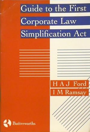 Guide To The First Corporate Law Simplification Act