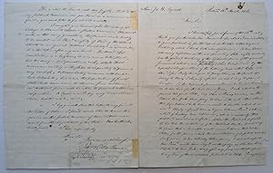 Autographed Letter Signed to U.S. Whig Congressman Joseph Reed Ingersoll