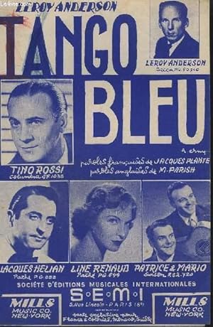 Seller image for TANGO BLEU / BLUE TANGO. for sale by Le-Livre