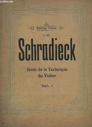 Bild des Verkufers fr ECOLE DE LA TECHNIQUE DU VIOLON / DIE SCHULE DES VIOLINTECHNIK - CAHIER 1 : EXERCICES POUR S'AFFERMIR DANS LES DIFFERENTS POSITIONS/ HEFT 1 : UEBUNGEN ZUR BEFESTIGUNG IN DEN VERSCHIEDENEN LAGEN - N150A. zum Verkauf von Le-Livre