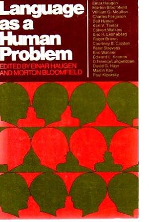 Seller image for Language as a Human Problem for sale by Bookfeathers, LLC