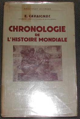 Imagen del vendedor de Chronologie de l'histoire mondiale. a la venta por alphabets