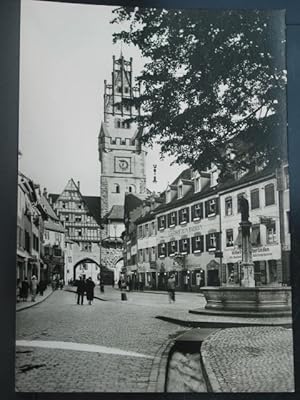 Historische Metzaufnahme aus dem jahre 1926 Schwabentor mit Oberlinden