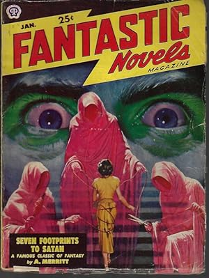 Image du vendeur pour FANTASTIC NOVELS Magazine: January, Jan. 1949 ("Seven Footprints to Satan") mis en vente par Books from the Crypt