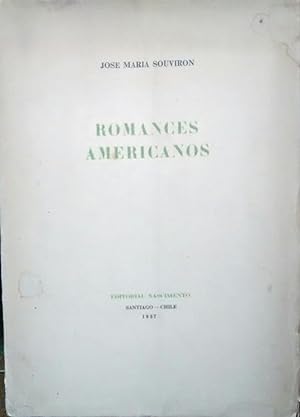 Bild des Verkufers fr Romances americanos zum Verkauf von Librera Monte Sarmiento