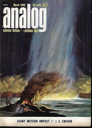 Bild des Verkufers fr ANALOG Science Fiction/ Science Fact: March, Mar. 1966 zum Verkauf von Books from the Crypt