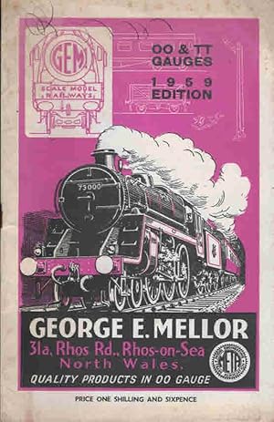Imagen del vendedor de Gem Scale Model Railways. 00 & TT Gauges. 1959 Edition a la venta por Barter Books Ltd