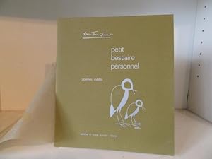 Seller image for Petit bestiaire personnel - pomes indits for sale by BRIMSTONES