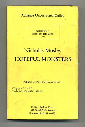 Seller image for Hopeful Monsters for sale by Between the Covers-Rare Books, Inc. ABAA