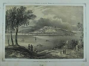 Ansicht der Festung Belgrad. Tonlithographie aus Ziegler "Vaterländische Bilder-Chronik" Wien 184...