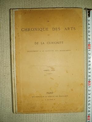 La chronique des arts et de la curiosité : supplément à la Gazette des beaux-arts : Année 1894