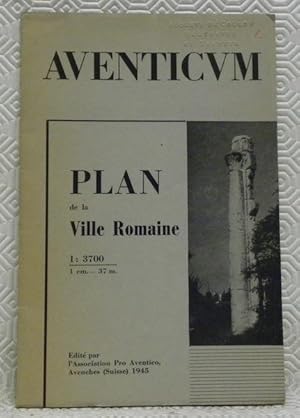 Image du vendeur pour Aventicum. Plan de la Ville Romaine. 1 : 3'700. 1 cm. = 37 m. mis en vente par Bouquinerie du Varis