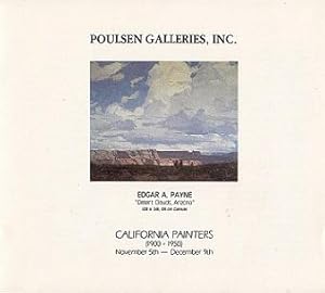 Bild des Verkufers fr California Painters (1900-1950) zum Verkauf von LEFT COAST BOOKS