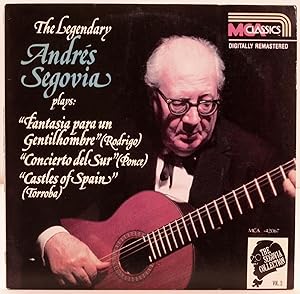 Bild des Verkufers fr [Vinyl Record]: The Legendary Andres Segovia plays "Fantasia para un Gentilhombre" zum Verkauf von Between the Covers-Rare Books, Inc. ABAA