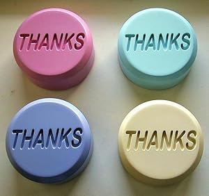 More Visible Markers "THANKS" (Set of 4 Ingots: each SIGNED by Allan McCollum)