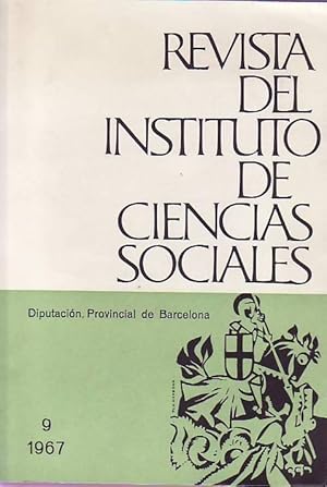 Seller image for REVISTA DEL INSTITUTO DE CIENCIAS SOCIALES. N. 9. for sale by Librera Torren de Rueda