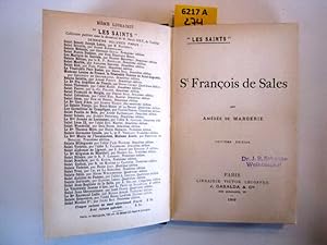 Imagen del vendedor de St. Francois de Sales. a la venta por Augusta-Antiquariat GbR