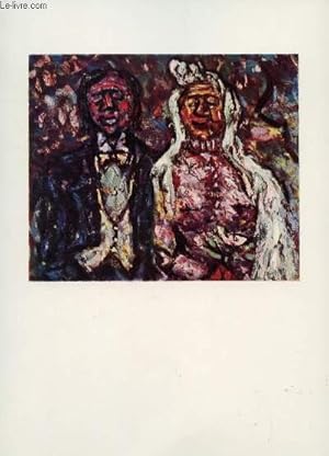 Seller image for UNE COPIE DE REPRODUCTION EN COULEURS / DEUX PERSONNAGES "MARIES". for sale by Le-Livre