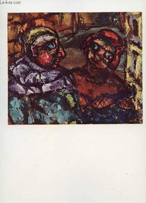 Seller image for UNE COPIE DE REPRODUCTION EN COULEURS / DEUX PERSONNAGES : UN HOMME ET UNE FEMME. for sale by Le-Livre