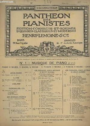 Seller image for STYRIENNES ORIGINALES - POUR PIANO. for sale by Le-Livre