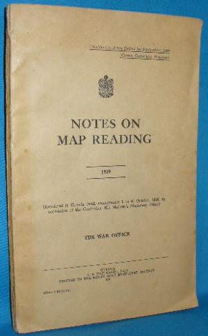 Seller image for Notes on Map Reading for sale by Alhambra Books