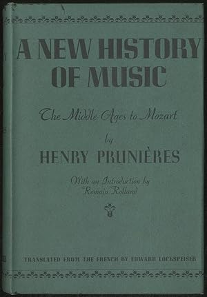 Seller image for A New History of Music: The Middle Ages to Mozart for sale by Between the Covers-Rare Books, Inc. ABAA