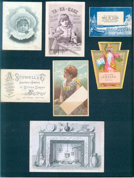 Seven New England Trade Cards.