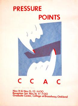 Seller image for Pressure Points. CCAC. California College of Arts & Crafts. for sale by Wittenborn Art Books