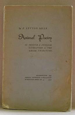 ANIMAL POETRY, In French & English Literature & The Greek Tradition