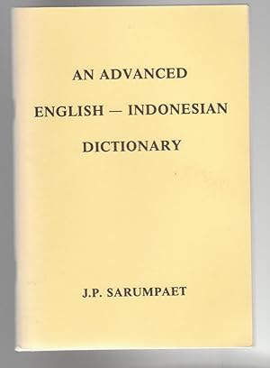 AN ADVANCED ENGLISH-INDONESIAN DICTIONARY