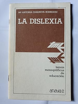 Seller image for LA DISLEXIA for sale by Gibbon Libreria