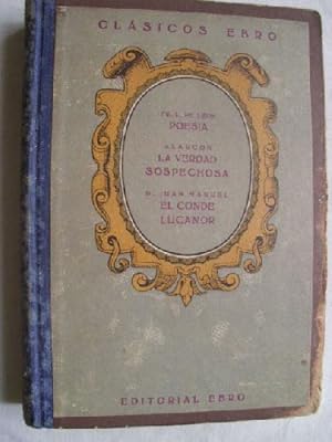 Imagen del vendedor de POESA/ LA VERDAD SOSPECHOSA/ EL CONDE LUCANOR a la venta por Librera Maestro Gozalbo