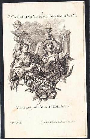 S. Caterina e S. Barbara Vergini e Martiri ¿ Joseph et Johann Klauber