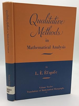 Seller image for QUALITIATIVE METHODS IN MATHEMATICAL ANALYSIS for sale by Kubik Fine Books Ltd., ABAA