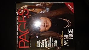 Imagen del vendedor de PAGES September /October 2000, September October MAGAZINE with Anne Rice on Cover in Black with White Pearls & Long Brown Hair, Who Reveals Story Behind Latest Novel, Merrick, Biblical Witch of Endor, Her Views on Spirituality & Sexuality, For People Who a la venta por Bluff Park Rare Books